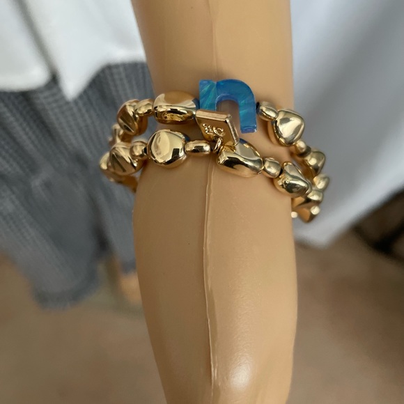 Set of 2 Initial Beaded Bracelets - Picture 6 of 7